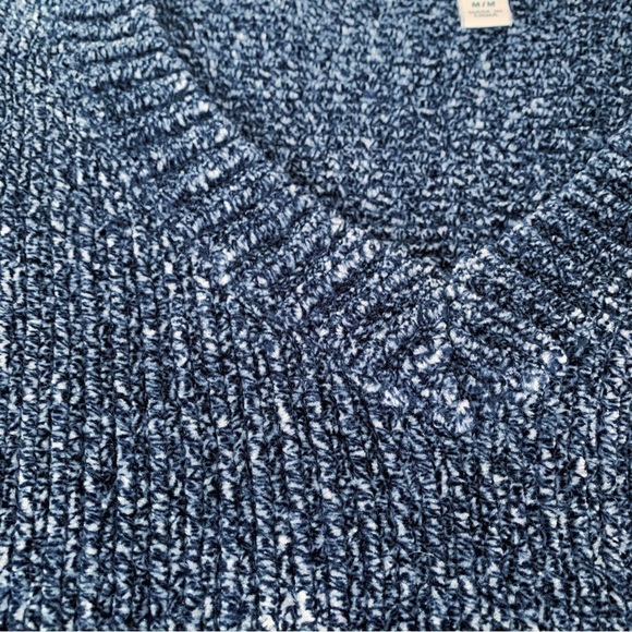 Orvis Navy Chenille Tunic Sweater Size Medium - Picture 7 of 11